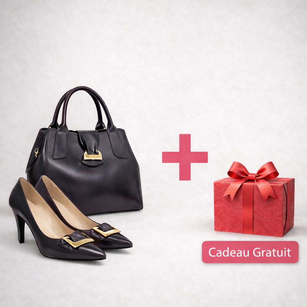 Set Borsa Elegante e Scarpe a Tacco Alto - Made in Italy : PURSE